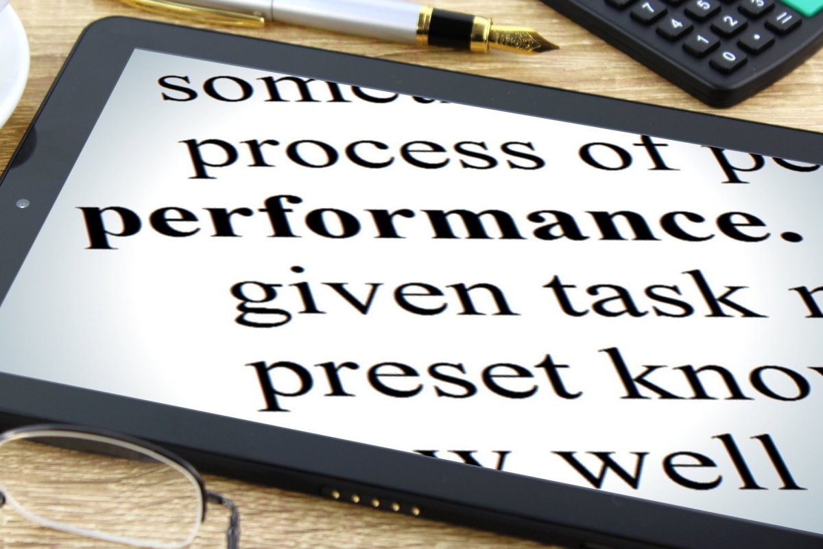 Performance - Tablet Dictionary image Performance - Tablet Dictionary image